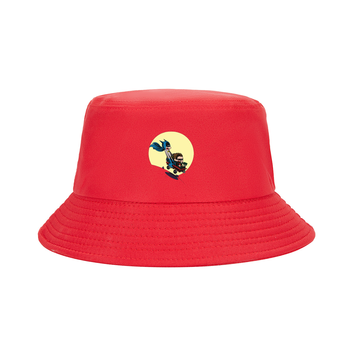 Batman and Robin in a Red Wagon - Fisherman's Hat