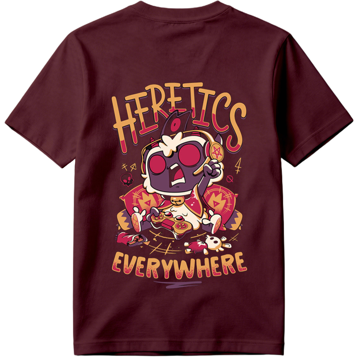 Heretics Everywhere: A Gaming Character Adventure - Tee