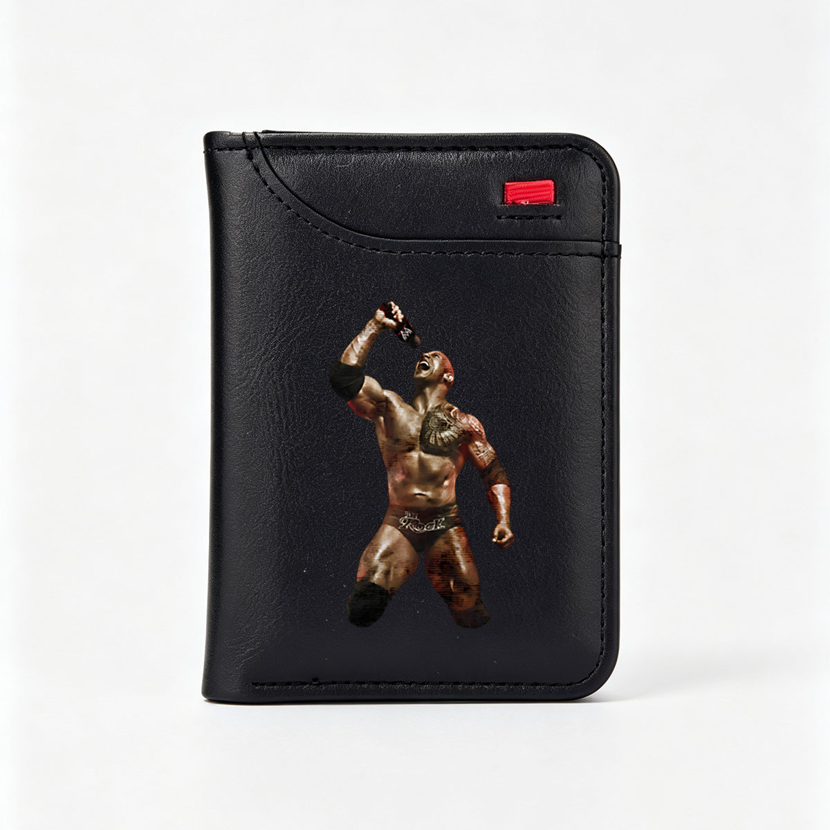 The Rock Wrestling Pose - Vertical Style Wallet