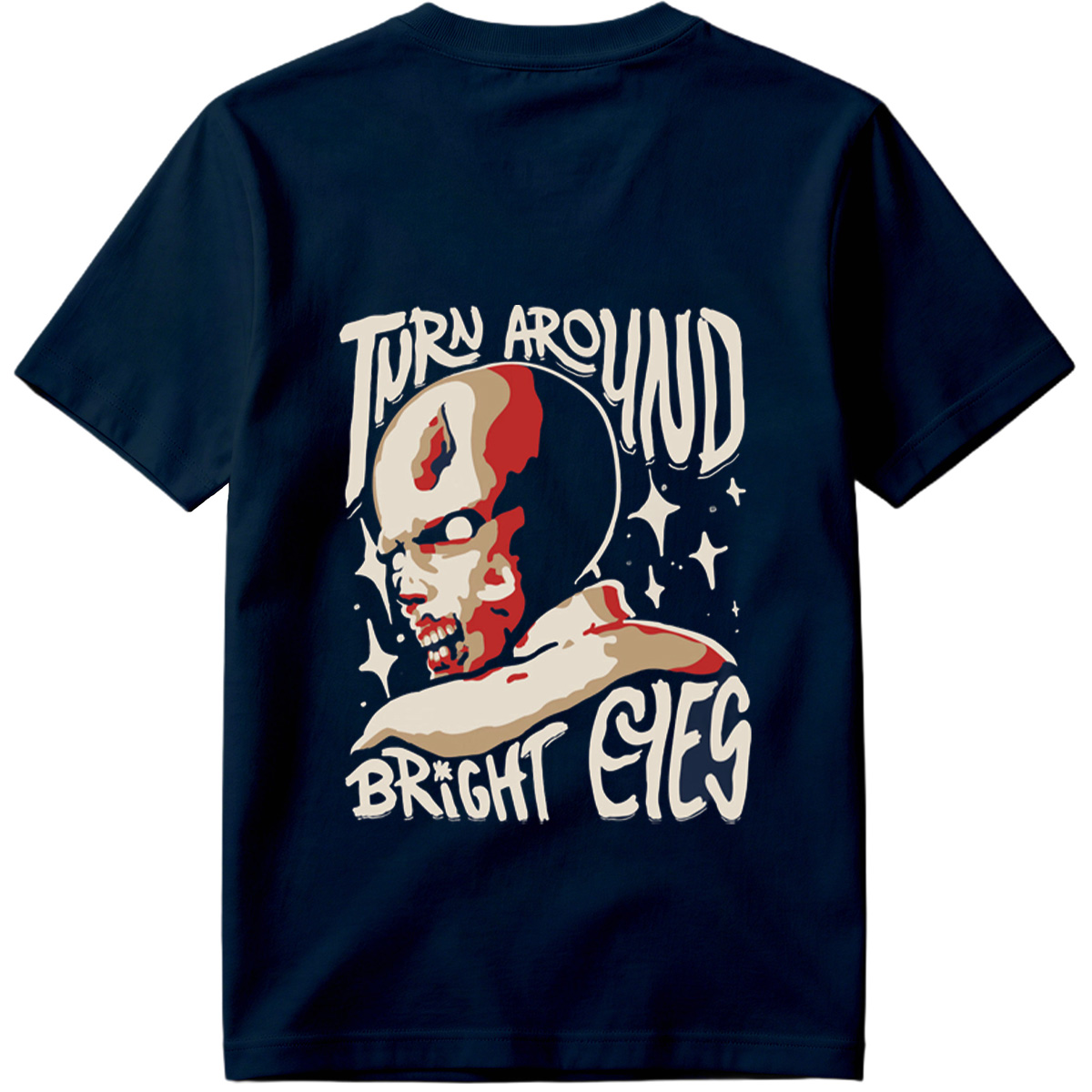 Turn Around Bright Eyes: Skull Character Design - Tee