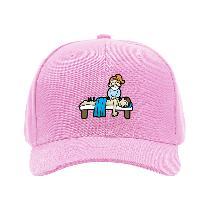1pc New Baseball Cap with Funny Massage Cartoon Print Unisex Adjustable Hat for Outdoor Activities and Casual Wear Adults and Teens