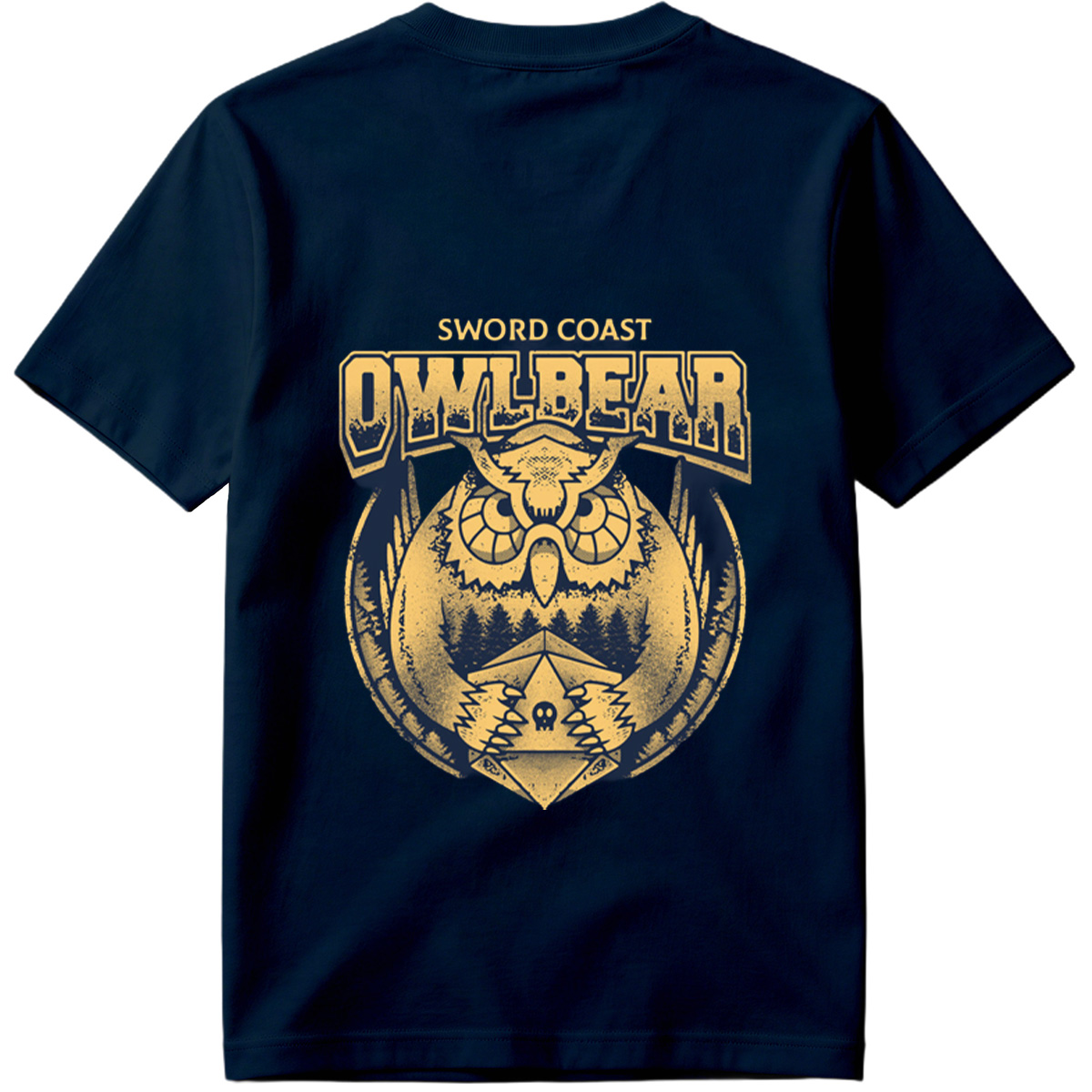 Sword Coast Owlbear: Fantasy Creature Emblem - Tee