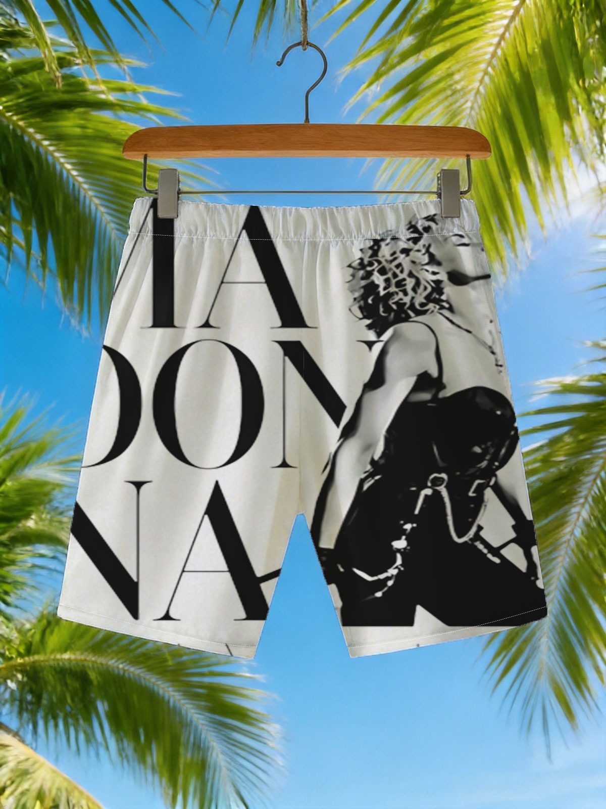 Madonna: Iconic Performance Artwork -  Beach shorts