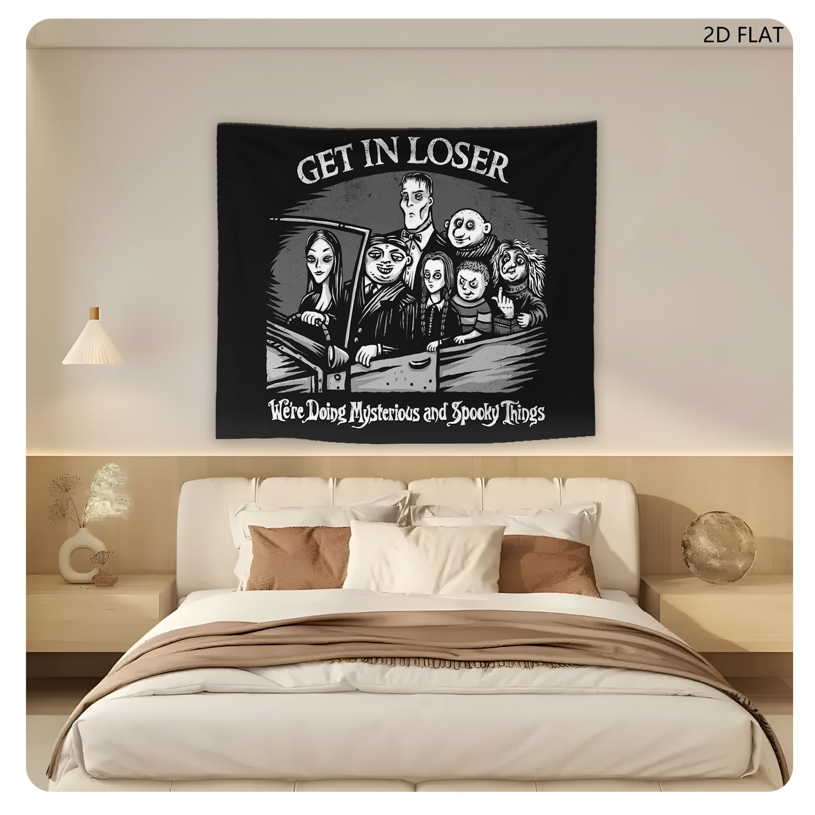 The Addams Family: Get In Loser, We're Doing Mysterious and Spooky Things - Tapestry
