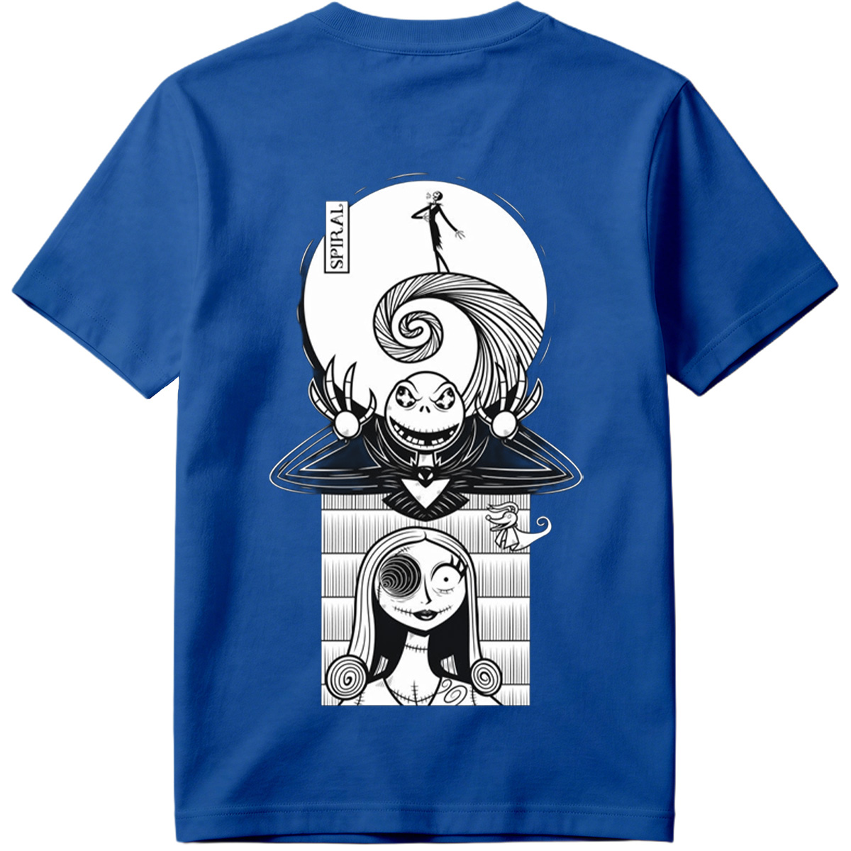 The Nightmare Before Christmas: Jack Skellington and Sally Spiral Art - Tee