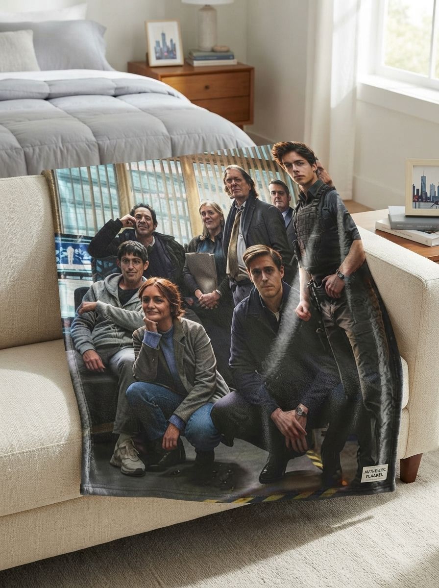 Custom Photo Flannel Throw Blanket Personalized Headshot Portrait Keepsake Cozy Velvet Soft Anti Pilling Fleece Wrap