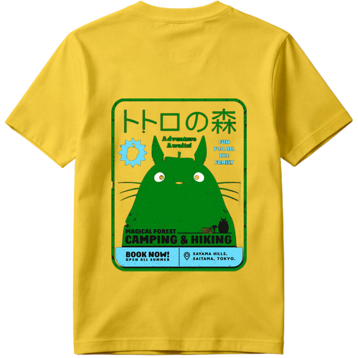 Totoro Forest Adventure: Camping & Hiking in Sayama Hills - Tee
