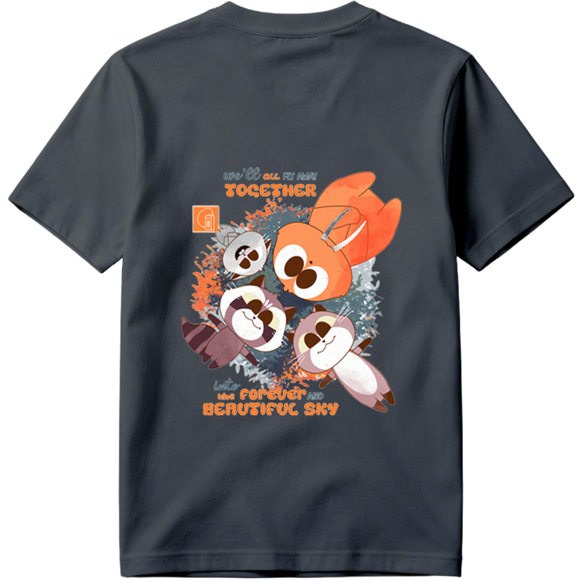 Kiff and Friends Fly Together Into the Forever Beautiful Sky - Tee