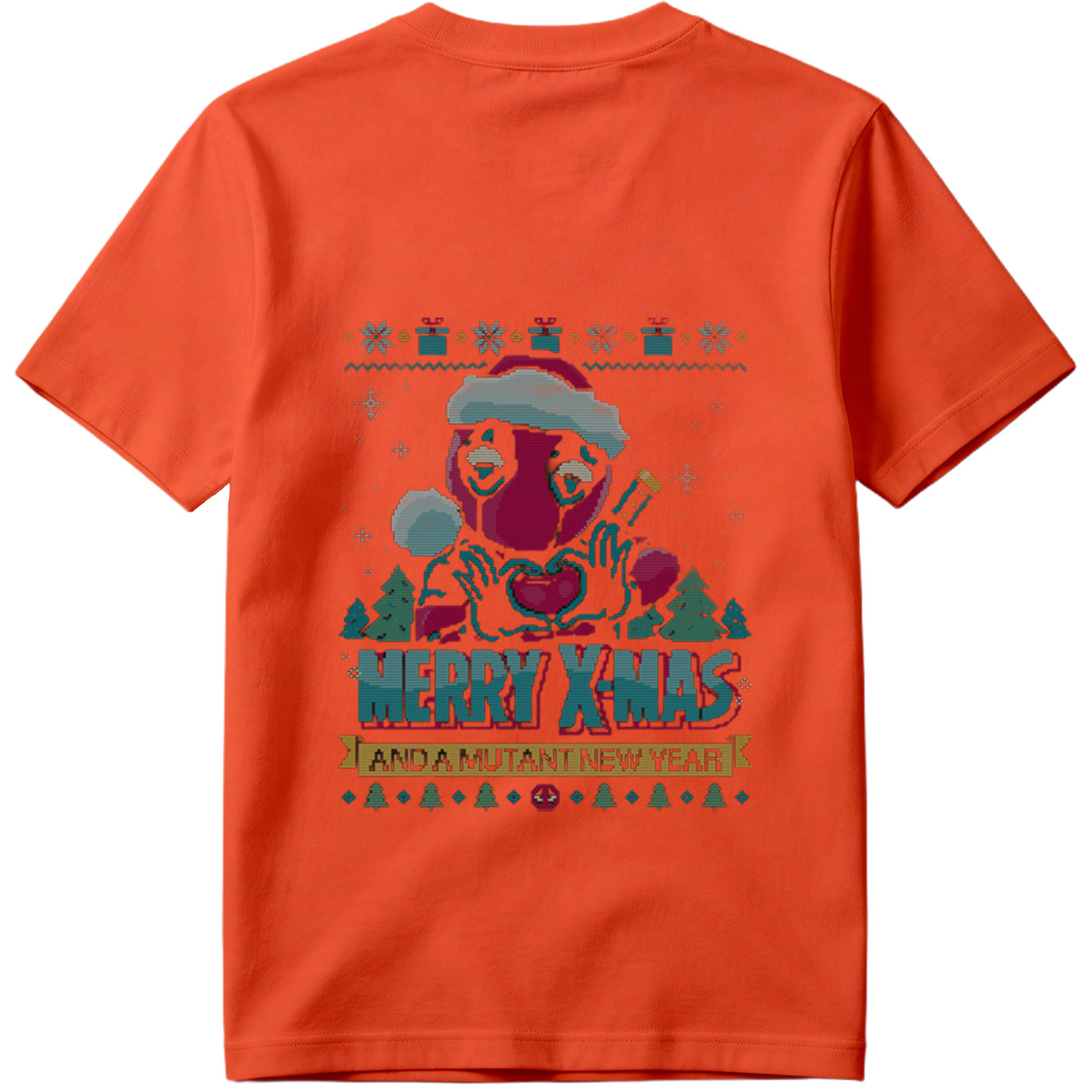 Deadpool Christmas Sweater: Merry X-Mas and a Mutant New Year - Tee