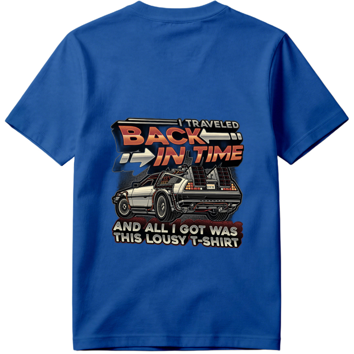 Back to the Future - DeLorean Time Machine T-Shirt - Tee