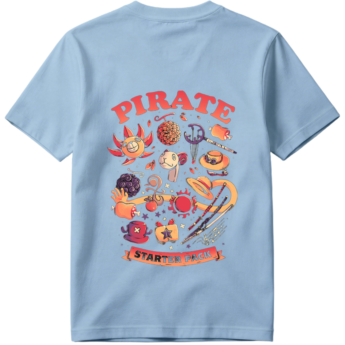 Pirate Starter Pack: A Whimsical Adventure with Captain and Crew - Tee