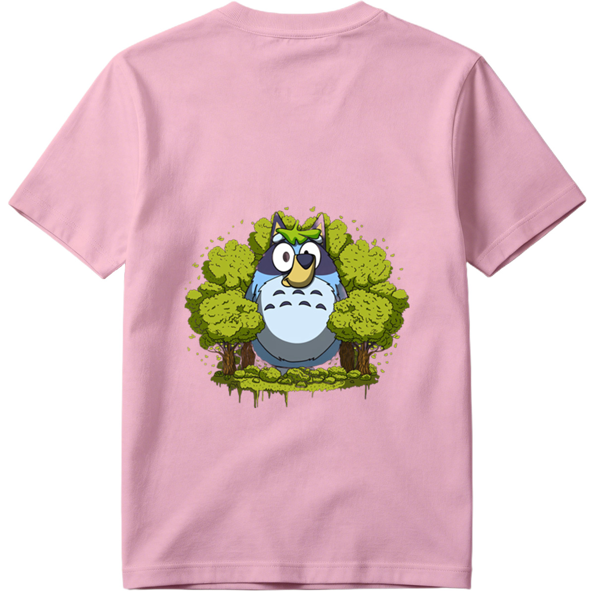 Totoro and Bluey in the Forest - Tee