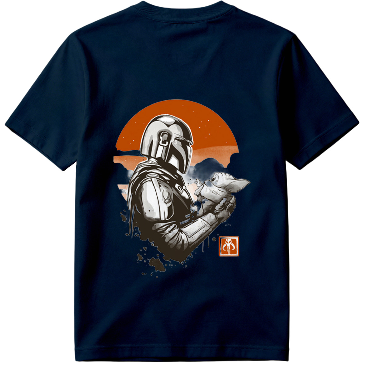The Mandalorian and Grogu Under the Sunset - Tee
