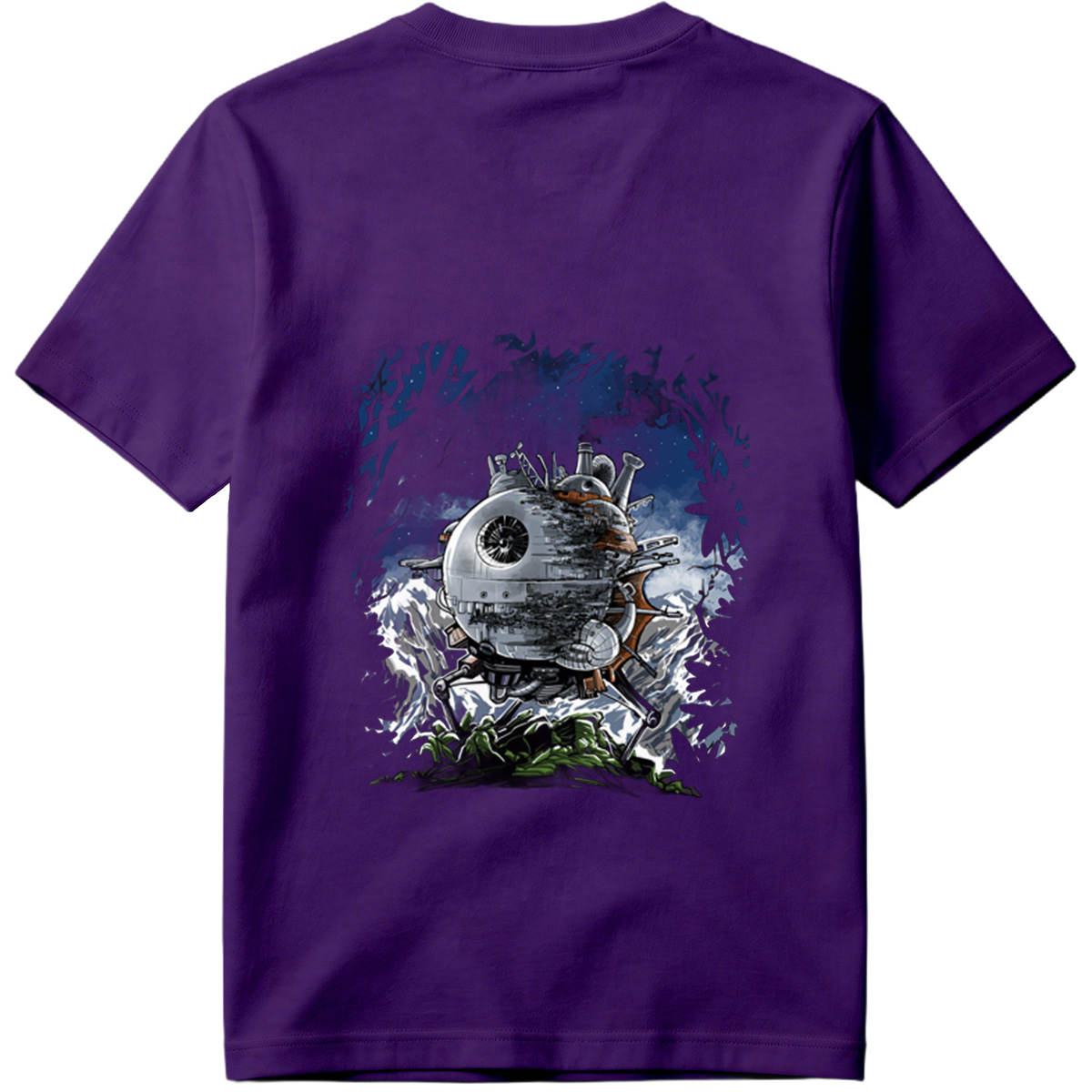 Steampunk Death Star in the Forest - Tee