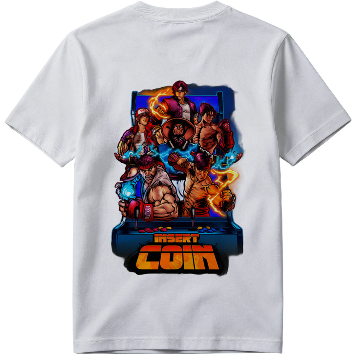 Street Fighter: Ryu, Ken, Chun-Li, Guile, Zangief, M. Bison - Tee
