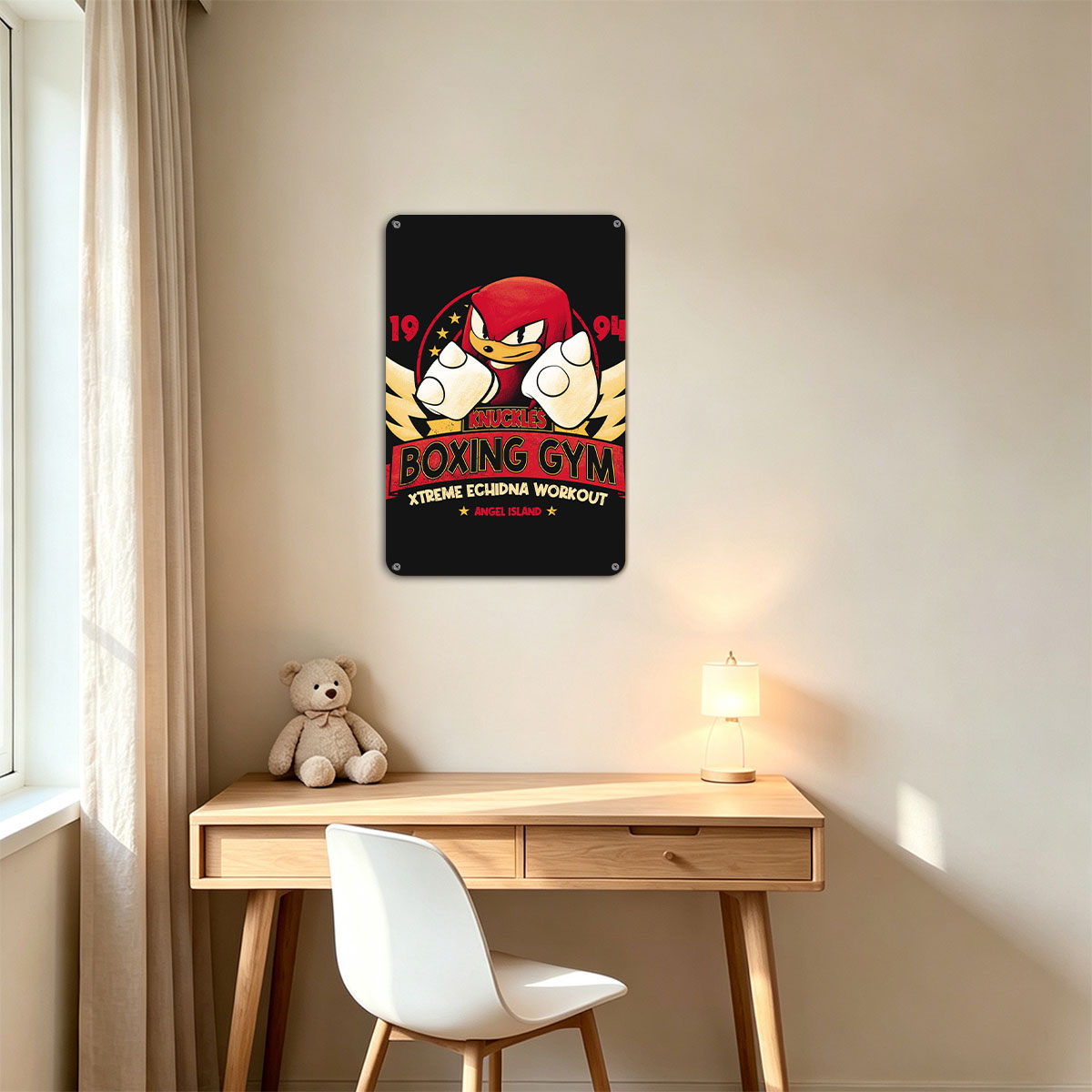 Knuckles Boxing Gym: Xtreme Echidna Workout, Angel Island - painting