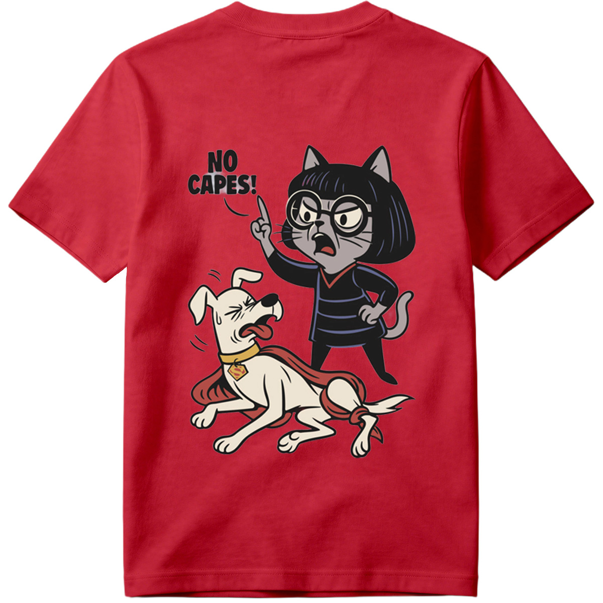 Krypto the Superdog and Streaky the Supercat: No Capes! - Tee