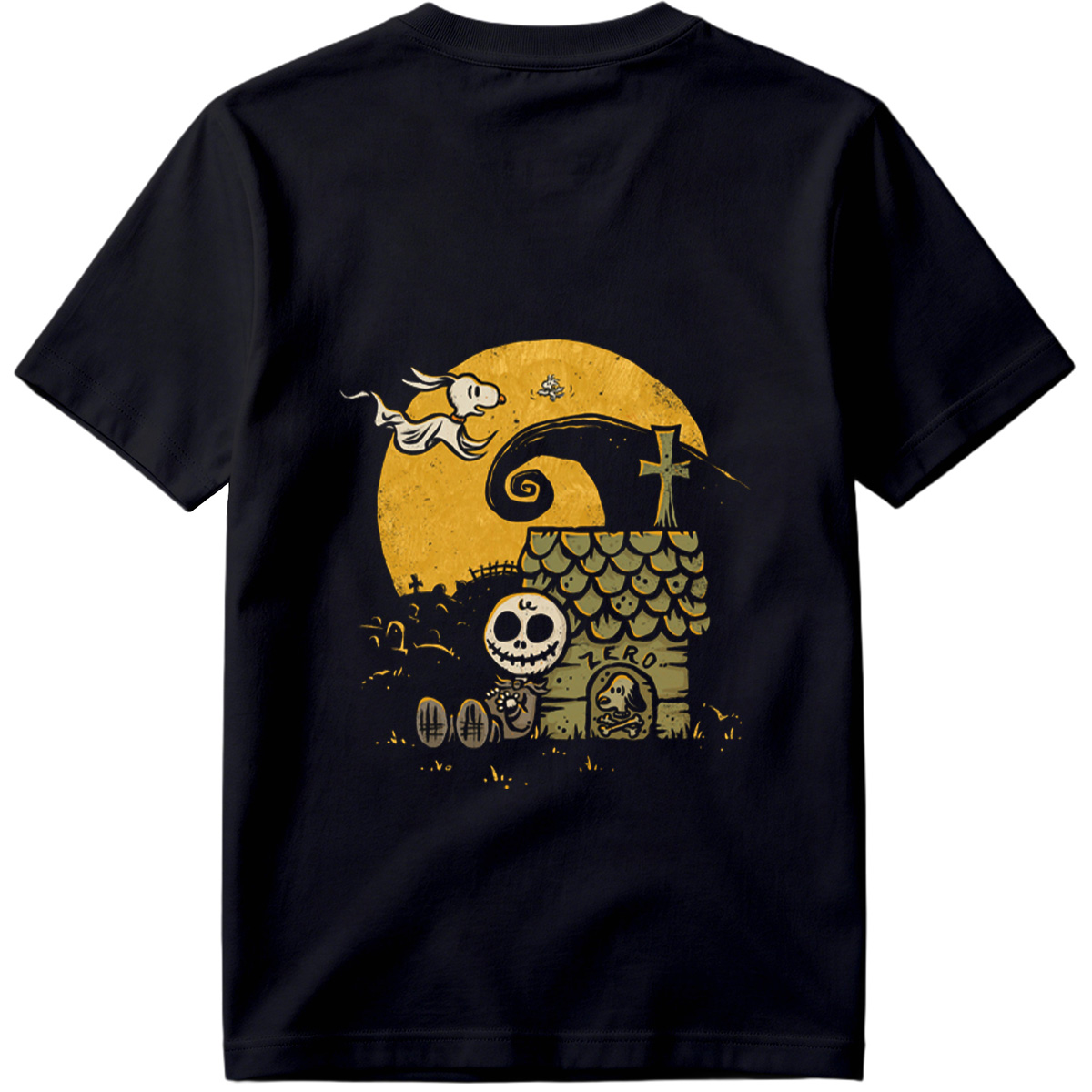 The Nightmare Before Christmas: Jack Skellington and Zero - Tee