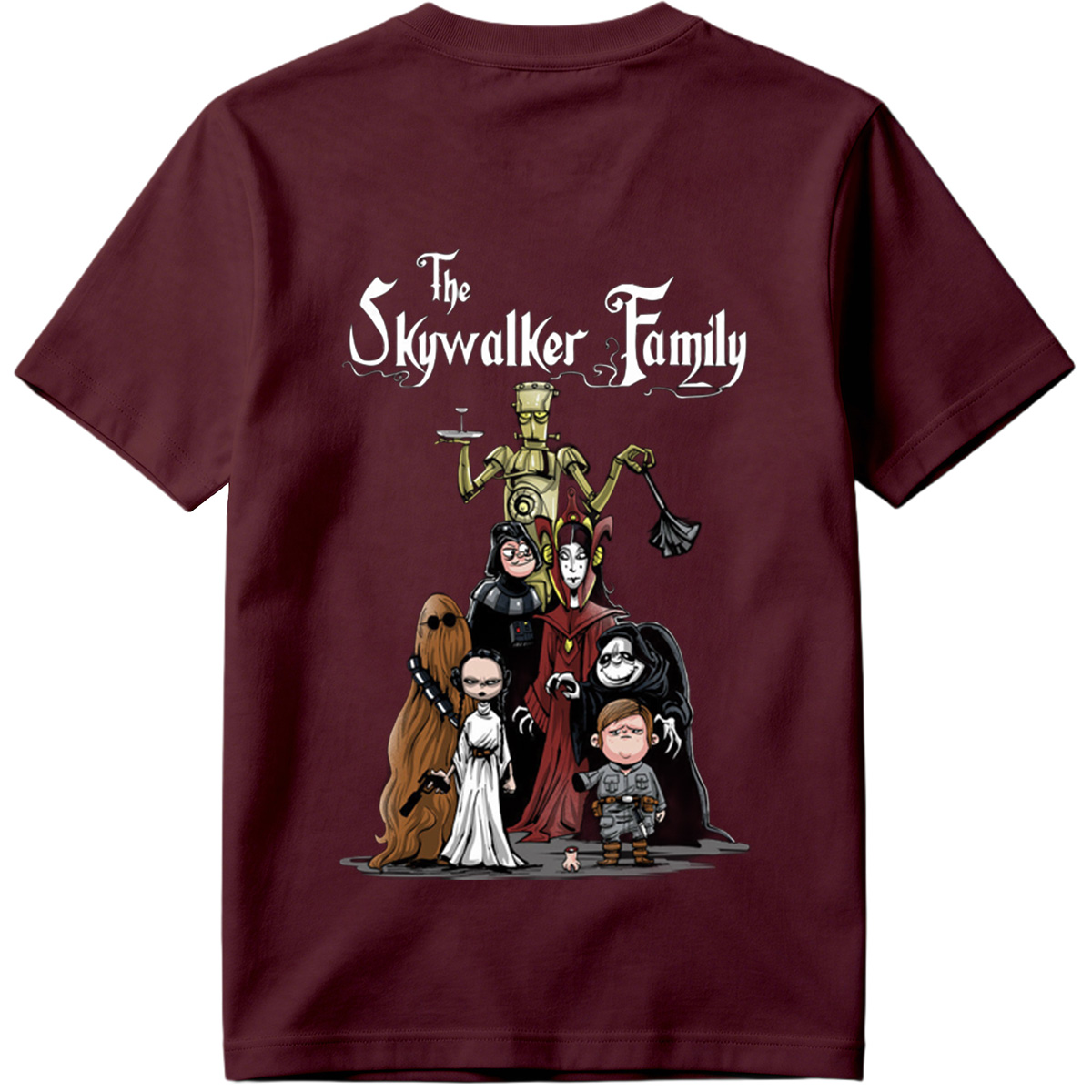 The Skywalker Family: Star Wars Characters Parody - Tee