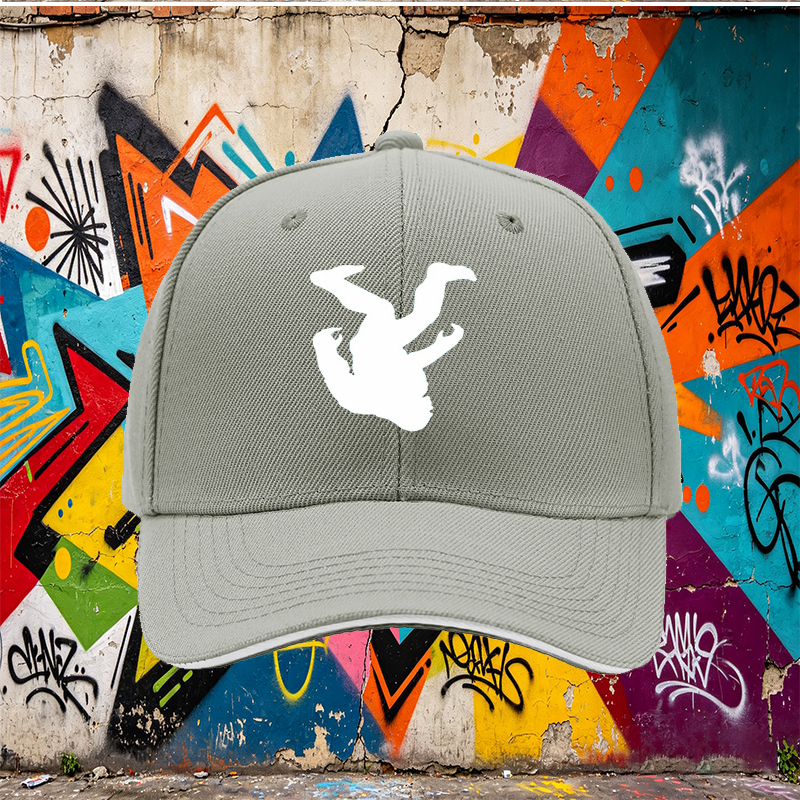 Unisex Classic Sandwich Hat with Bigfoot Silhouette Print - Lightweight Cotton Baseball Cap for Outdoor Adventures, Camping, Hiking, and Casual Wear - Perfect for Nature Enthusiasts and Cryptid Fans