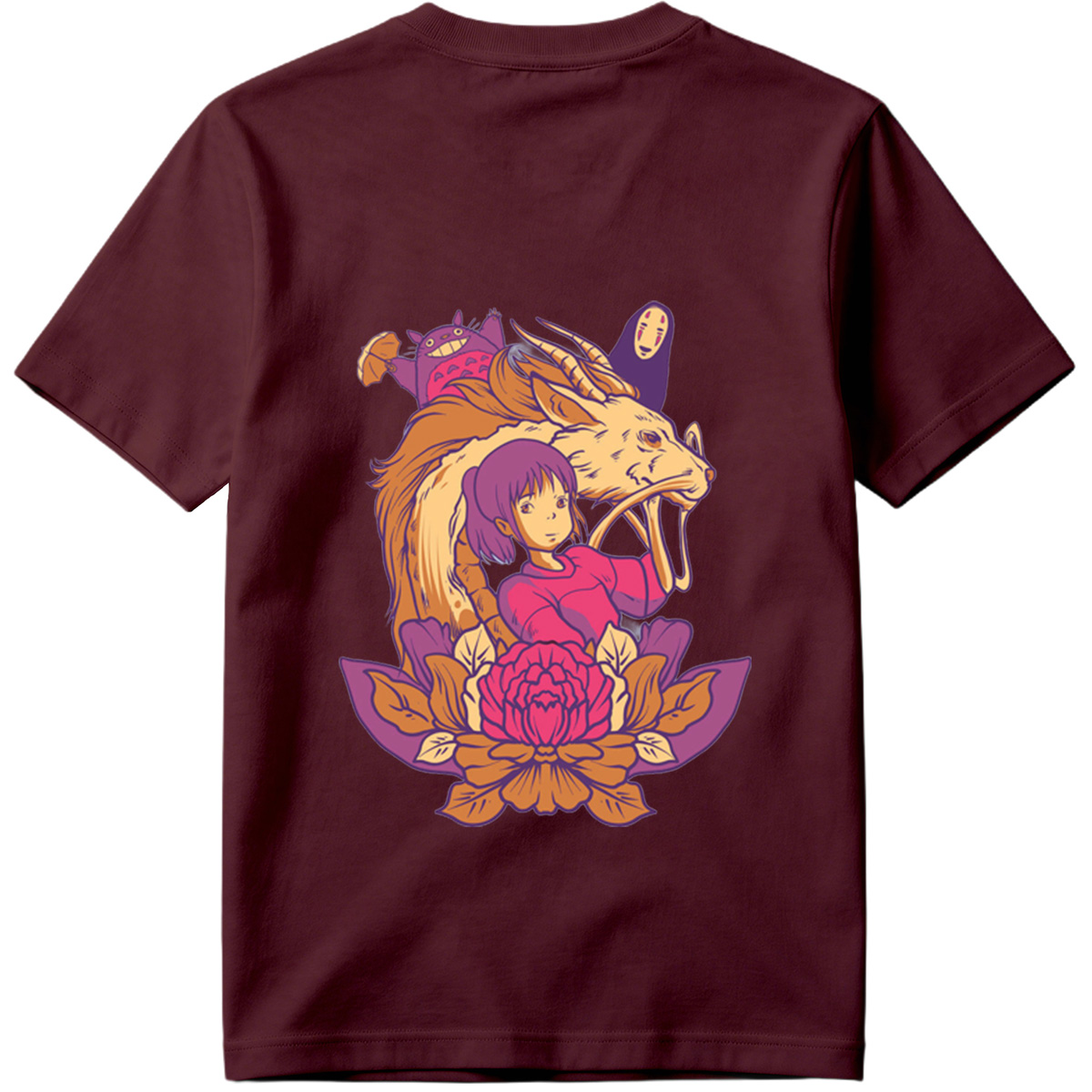 Spirited Away: Chihiro, Haku, No-Face, and Totoro - Tee