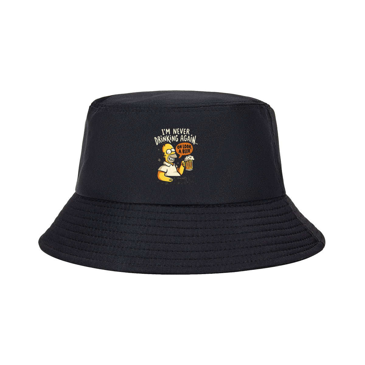 Homer Simpson I'm Never Drinking Again - Fisherman's Hat