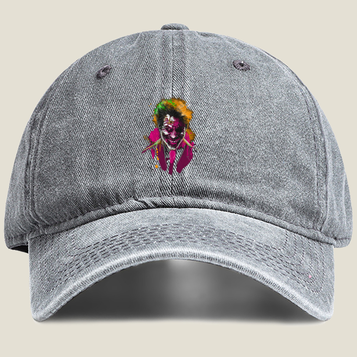 Joker: The Clown Prince of Crime - Washed Denim - Baseball Cap