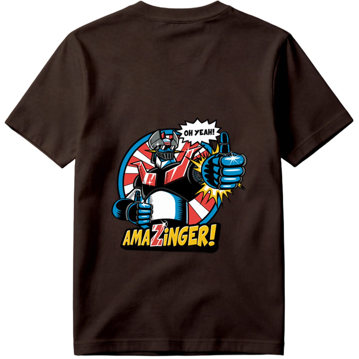 Amazinger! - Robot Hero with Thumbs Up - Tee