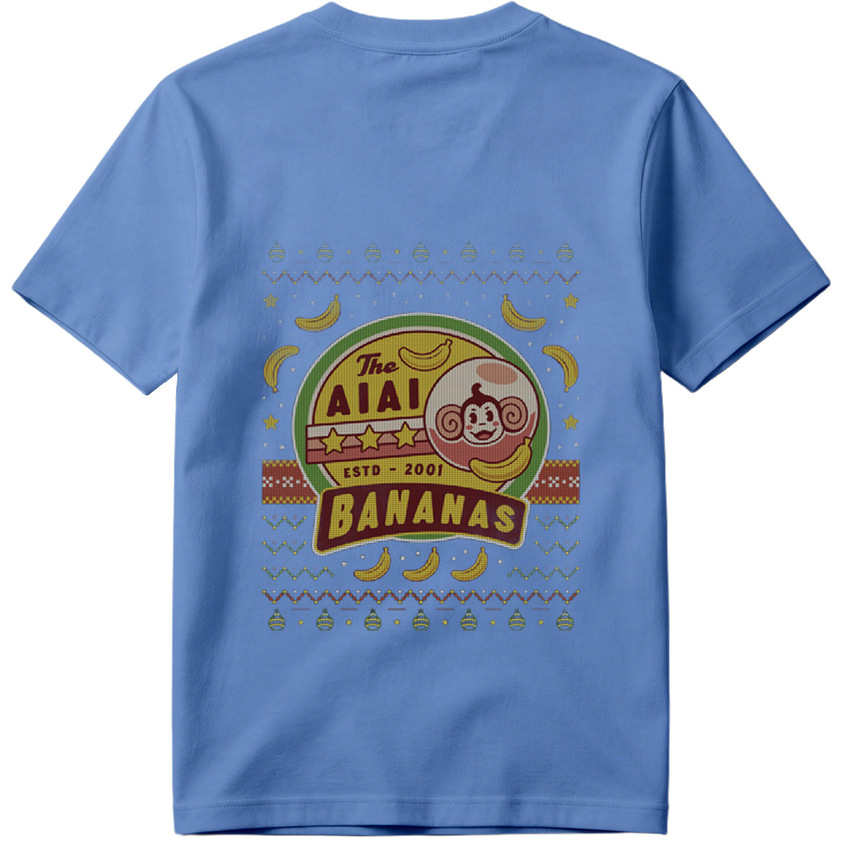 The AIAI Bananas - Monkey and Banana Logo Design - Tee