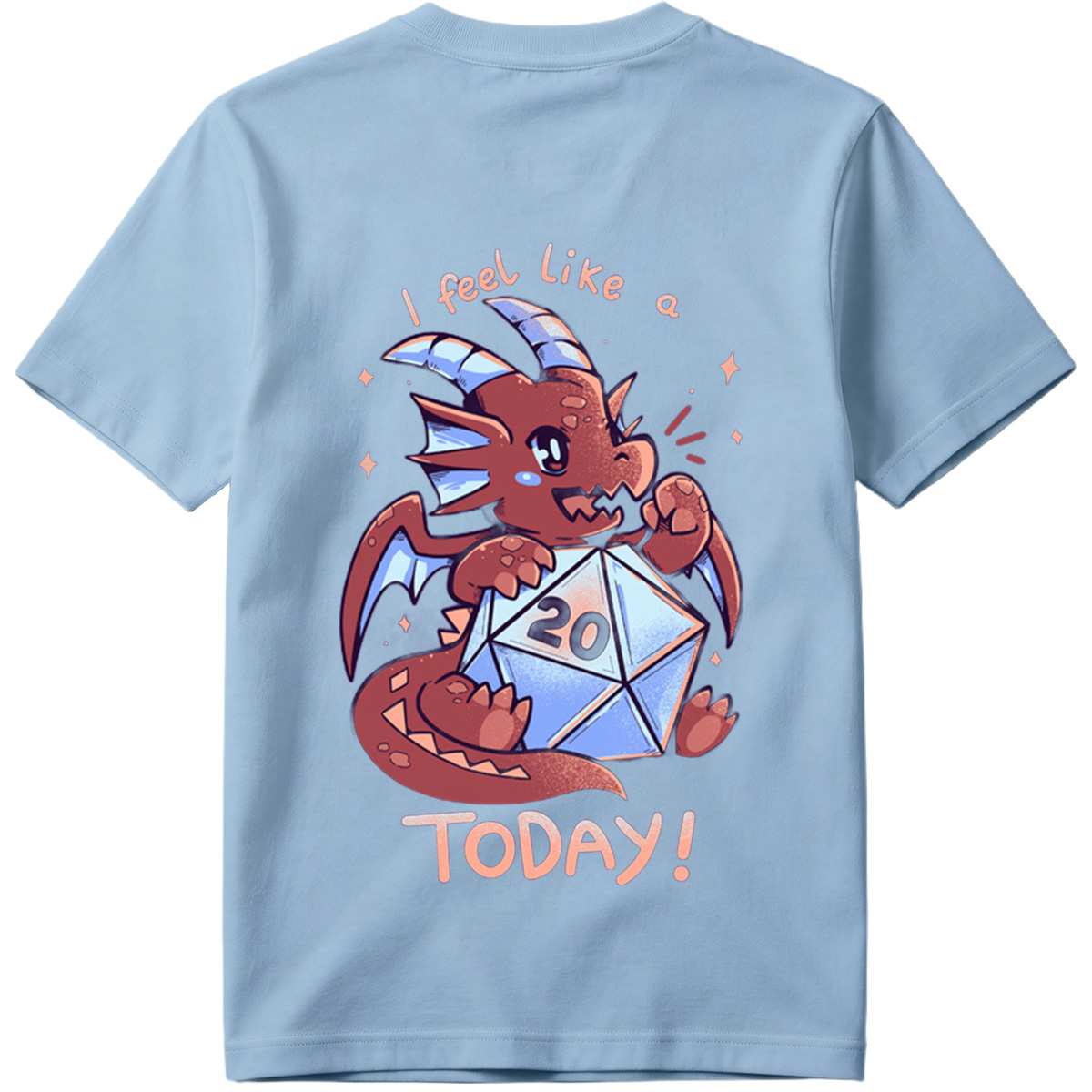 Dragon with D20 Dice - 