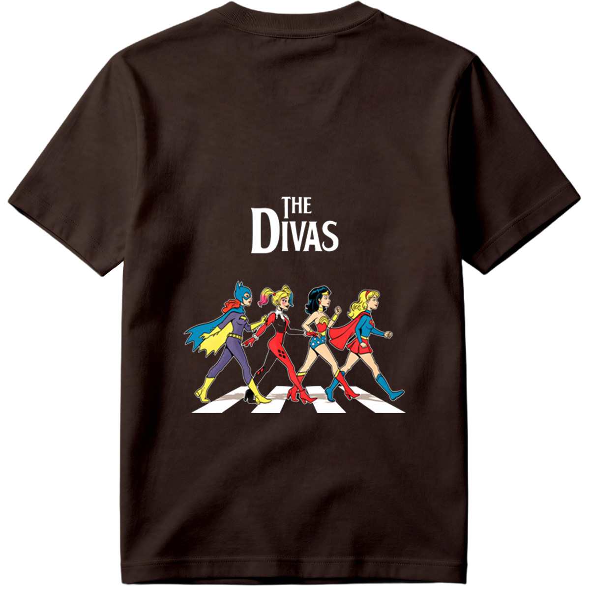 The Divas: Batgirl, Harley Quinn, Wonder Woman, Supergirl - Tee