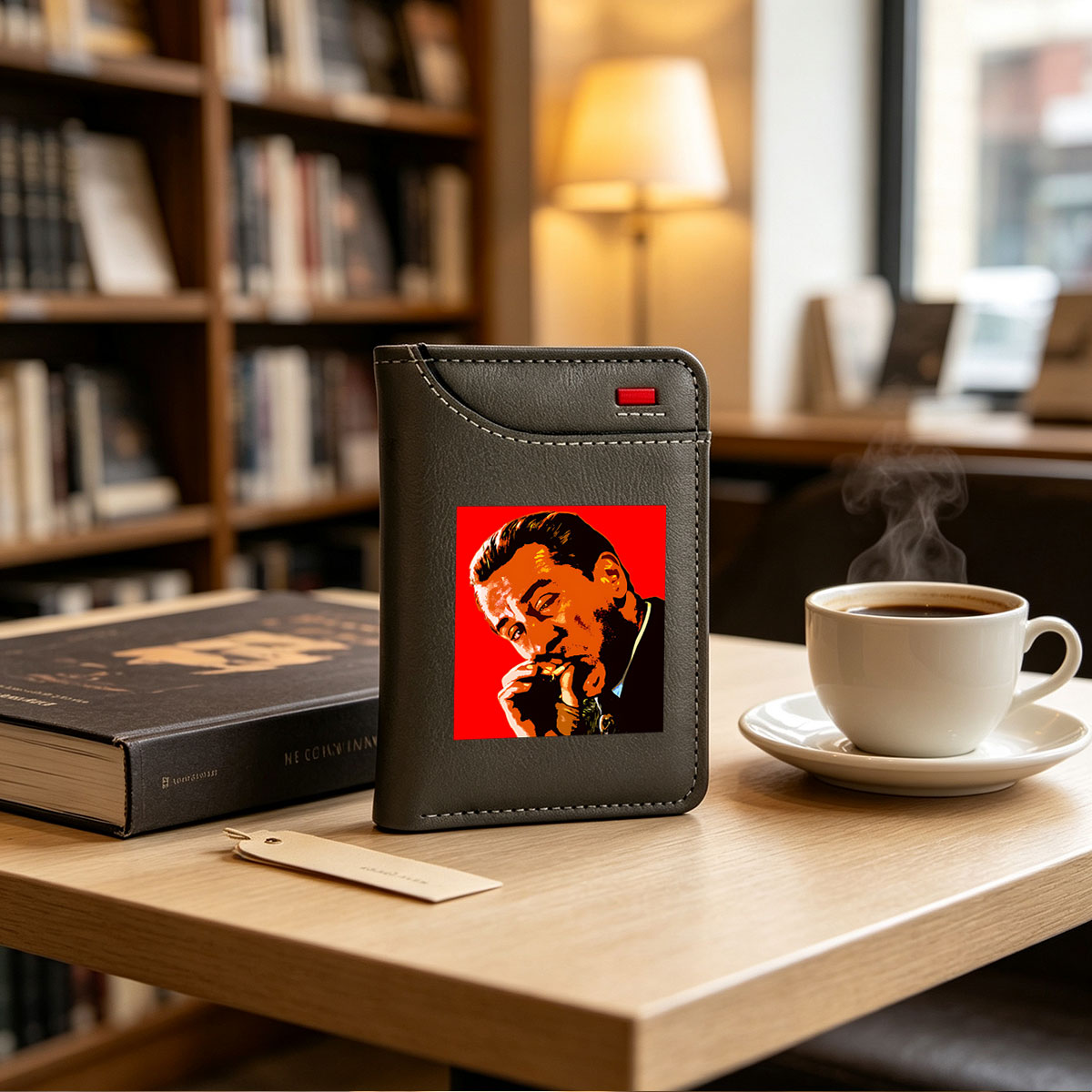 Leonardo DiCaprio in a Pop Art Style Portrait - Vertical Style Wallet