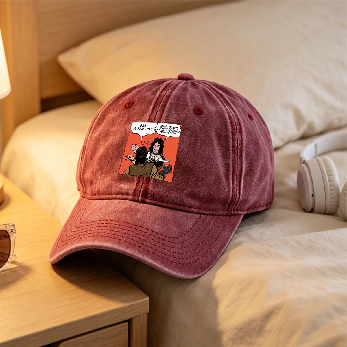 The Princess Bride: Inigo Montoya vs. Westley - Washed Denim - Baseball Cap