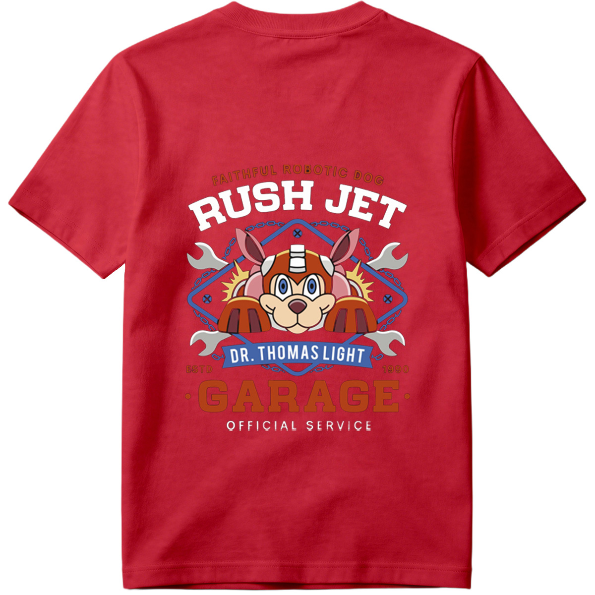 Rush Jet: Dr. Thomas Light Garage Official Service - Tee
