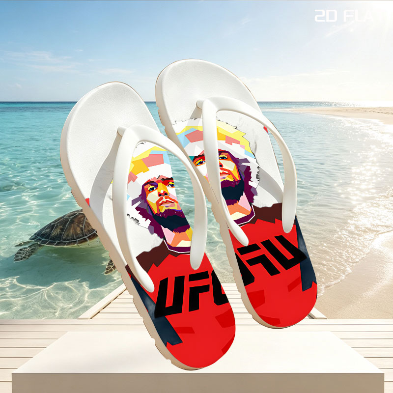 Khabib Nurmagendov: The Eagle UFC Fighter Portrait -  flip-flops