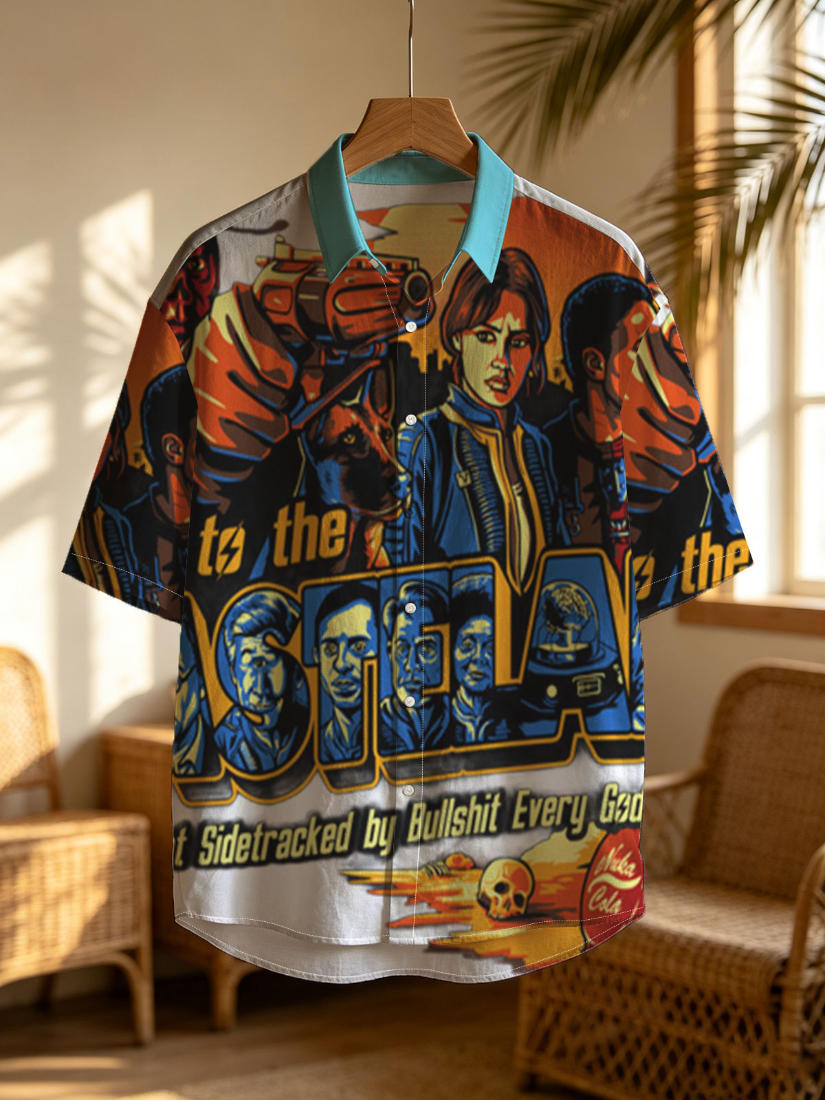 Welcome to the Wasteland: Post-Apocalyptic Survivors, Nuka-Cola, and Iconic Characters in a Dystopian World -  Shirt