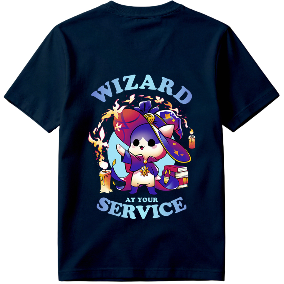 Wizard Cat at Your Service - Tee