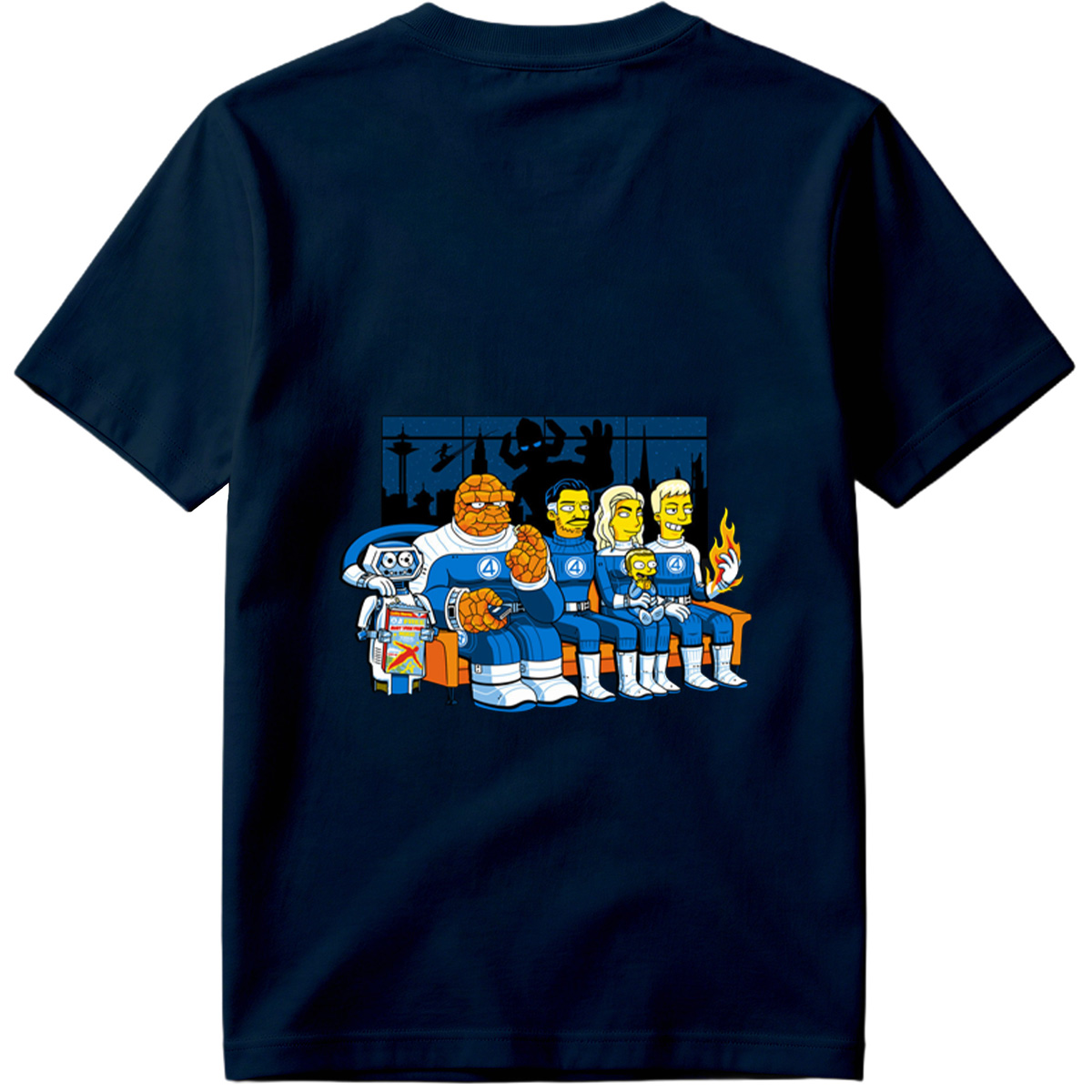 The Simpsons Meet the Fantastic Four - Tee
