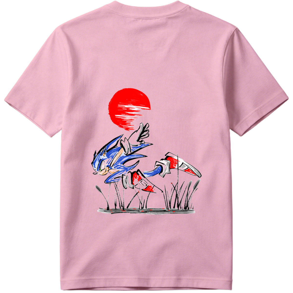 Sonic the Hedgehog Running at Sunset - Tee