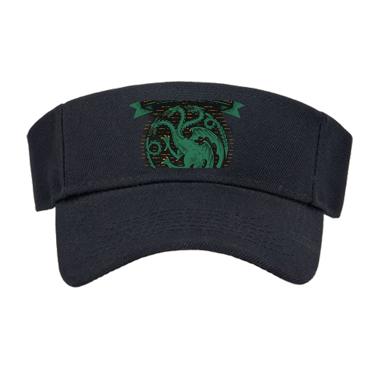 House Targaryen: Three-Headed Dragon, Fire and Blood, Team Green -  Visor cap