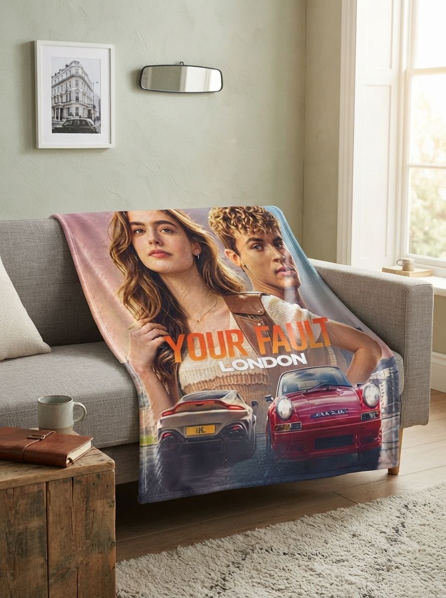 Custom Photo Flannel Blanket Personalized Portrait Face Picture Throw Lightweight Anti Pilling Fleece Couch Bed Cover