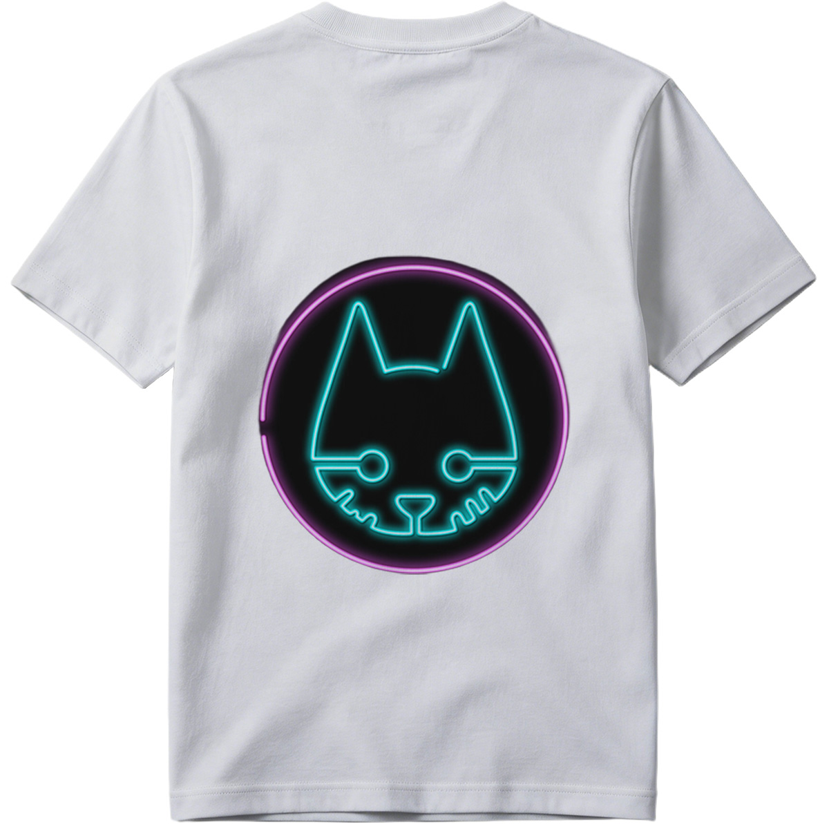 Neon Cat Logo - Tee