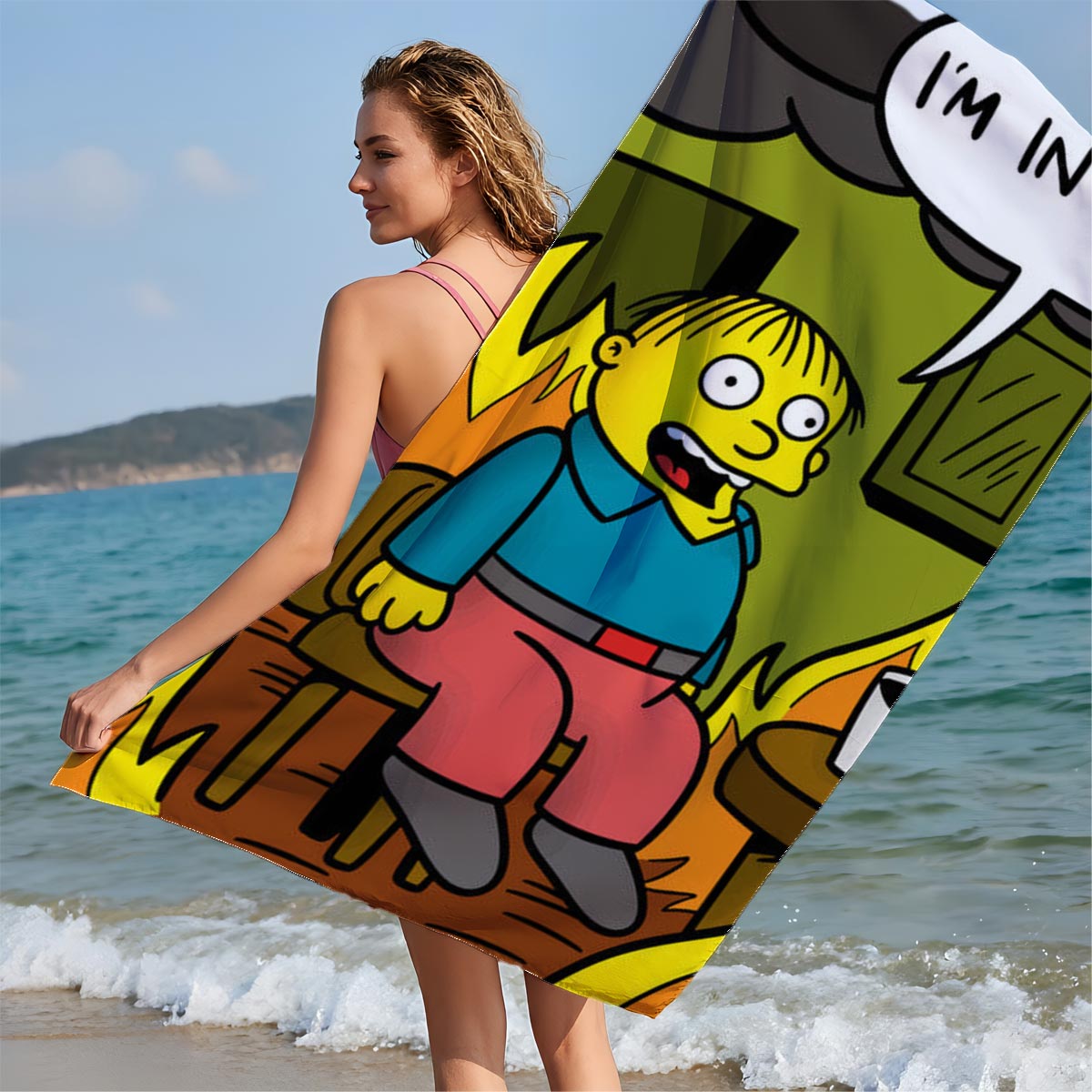 Simpsons Character in Burning Room: 
