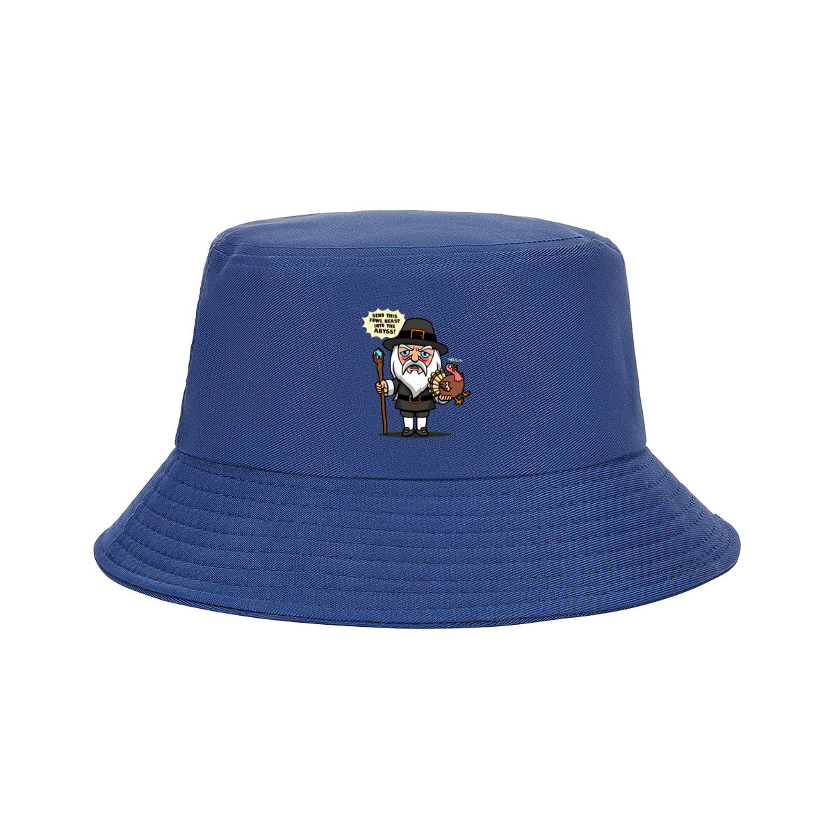 Pilgrim Wizard and Turkey - Fisherman's Hat