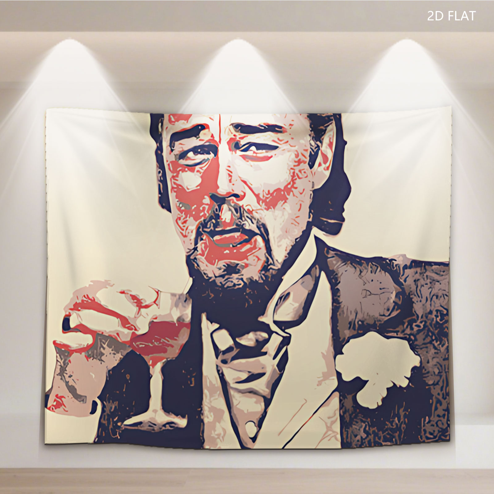 Leonardo DiCaprio as Jay Gatsby holding a cocktail - Tapestry