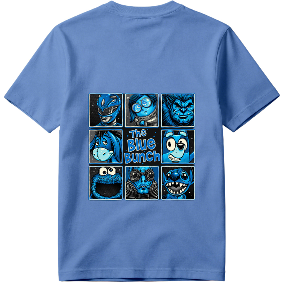 The Blue Bunch: A Collection of Blue Characters - Tee