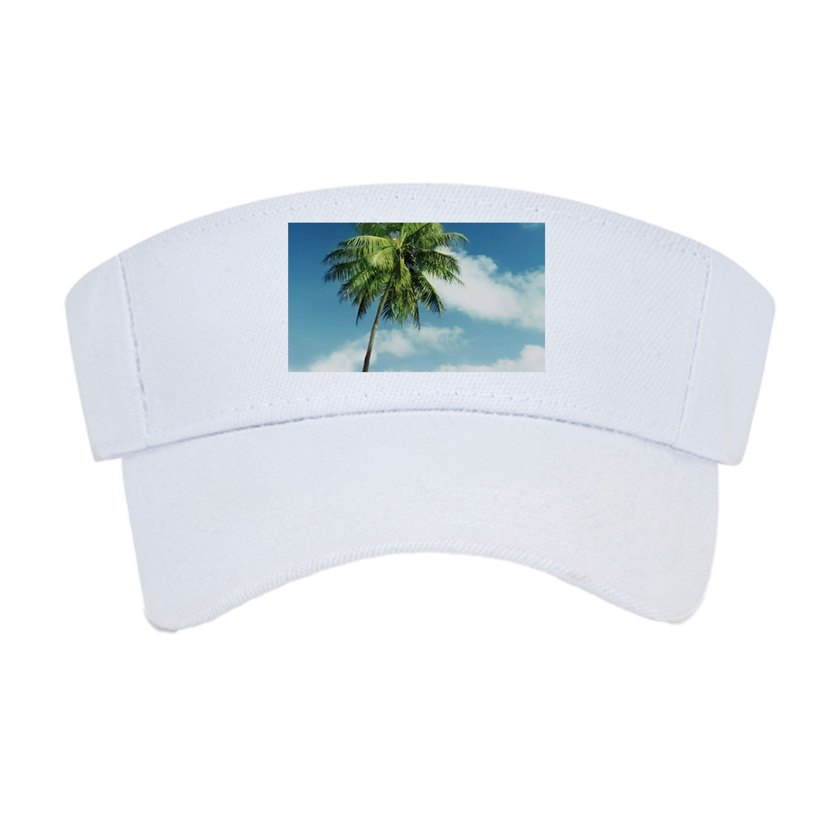 Solo Palm Tree by the Ocean Road -  Visor cap