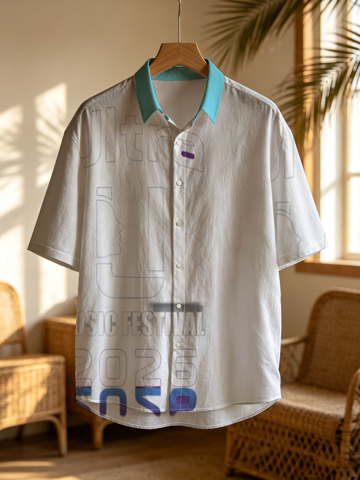 Ultra Music Festival 2026 Logo Featuring Iconic U Design and Reflective Text -  Shirt