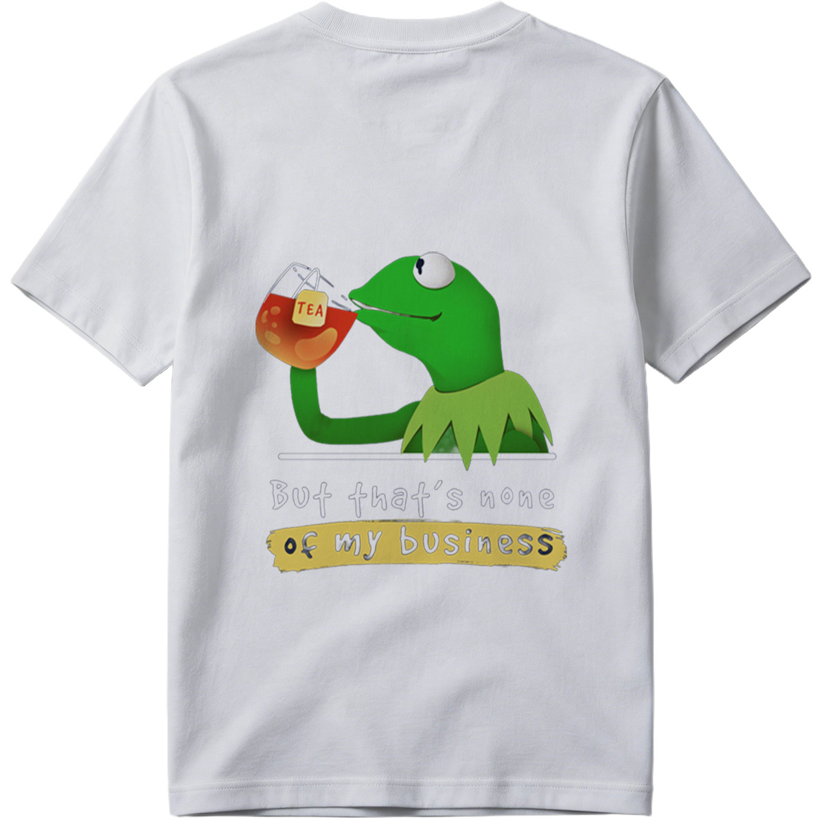Kermit the Frog Sipping Tea: 