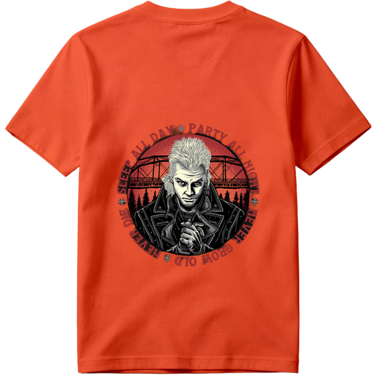 Johnny Silverhand: Sleep All Day, Party All Night, Never Grow Old, Never Die - Tee